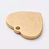 PVD Vacuum Plating 304 Stainless Steel Stamping Blank Tag Charms STAS-G215-12-G02-2