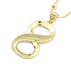 Brass Pendants Necklace NJEW-B101-02G-01-1