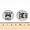 Non-Tarnish 201 Stainless Steel Pendants STAS-T064-38P-5-3