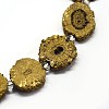 Natural Druzy Quartz Crystal Beads Strands G-F582-A03-3