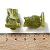 Natural Southern Jade Carved Figurines DJEW-L023-G08-3