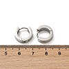 304 Stainless Steel Polishing Hoop Earrings EJEW-M106-01A-P-5