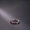Natural Map Stone Stretchy Finger Rings FS-WG01730-46-1