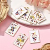 8Pcs 4 Styles Rack Plating Alloy Enamel Pendants ENAM-FS0002-73-7