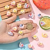 20Pcs Opaque Resin Beads RESI-YW0006-26-3