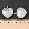 Natural Quartz Crystal Pendants G-A249-04B-01P-3
