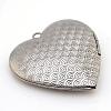 Tarnish Resistant 304 Stainless Steel Photo Locket Pendants STAS-S046-08-1