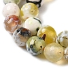 Dyed & Heated Natural Fire Crackle Agate Beads Strands G-P539-B01-23-4