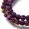 Electroplated Synthetic Non-magnetic Hematite Beads Strands G-C154-A01-01F-3