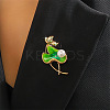 Lotus Alloy Enamel Brooches PW-WG3C447-01-4