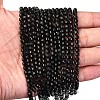 Natural Obsidian Beads Strands G-A260-A22-01-3
