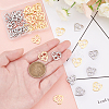 40Pcs 2 Colors 304 Stainless Steel Cabochons STAS-DC0001-20-2