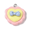 Opaque Resin Pendants RESI-S403-04F-1