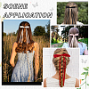 Polyester Ribbon Bowknot Alligator Hair Clips AJEW-CP0008-40B-6