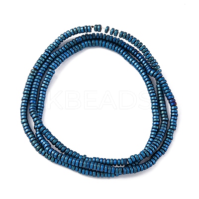 Electroplated Non-magnetic Hematite Beads Strands G-P571-A01-01E-1