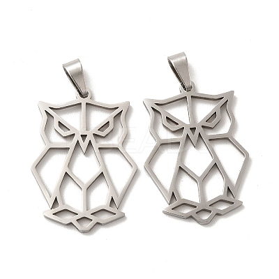 Non-Tarnish 201 Stainless Steel Pendants STAS-K251-035P-1