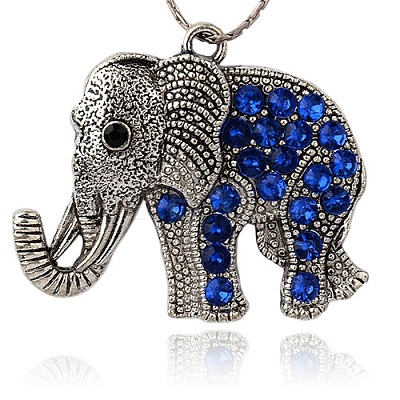 Tibetan Style Alloy Rhinestone Big Pendants ALRI-L048-05AS-1