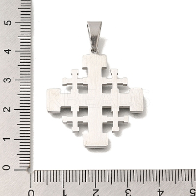 304 Stainless Steel Enamel Pendants STAS-C105-10P-1