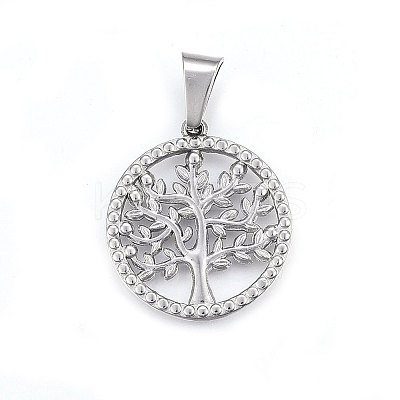 Non-Tarnish 304 Stainless Steel Pendants LS-STAS-P209-14P-1