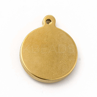 304 Stainless Steel Pendants STAS-M305-10G-1