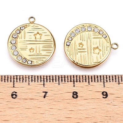 Ion Plating(IP) 304 Stainless Steel Pendants STAS-N097-202LG-1