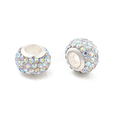 Rondelle Polymer Clay European Beads FIND-U001-01T-1