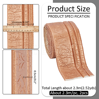 Self-Adhesive PE Grain Contact Paper FIND-WH0111-509B-01-1