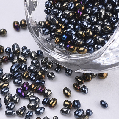 Plated Glass Seed Beads SEED-Q030-A-02-1
