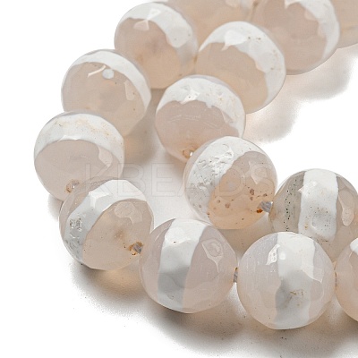 Tibetan Style dZi Beads Strands G-P526-D06-02-1
