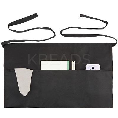 Polyester Waiter Aprons with 3 Pockets AJEW-WH20064-38-1