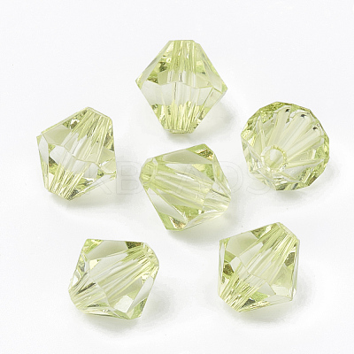 Transparent Acrylic Beads TACR-S146-6mm-12-1