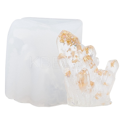 DIY Crystal Cluster Display Decoration Silicone Molds DIY-YWC0003-02D-1