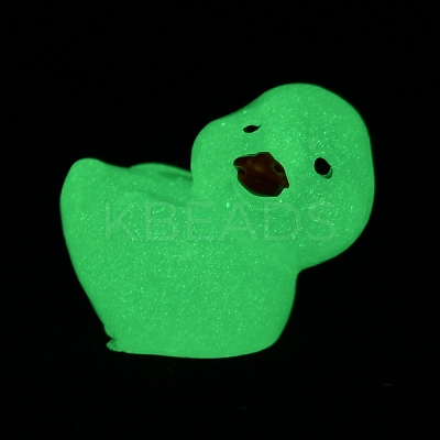 Duck Luminous Resin Display Ornaments DJEW-TAC0004-01B-03-1