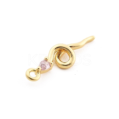 Brass Micro Pave Cubic Zirconia Pendants KK-M321-01E-G04-1