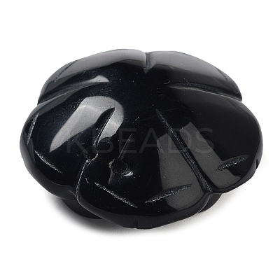 Natural Obsidian Beads G-E579-01A-1