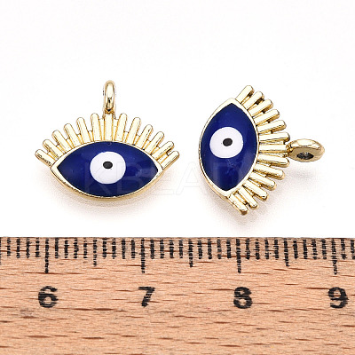 Alloy Enamel Pendants ENAM-T020-109B-1