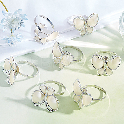 Iron Napkin Rings AJEW-GF0002-82-1
