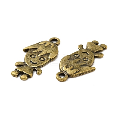 Tibetan Style Alloy Pendants TIBEP-EA13550Y-AB-LF-1