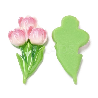 Opaque Resin Cabochons X-RESI-G072-04A-1