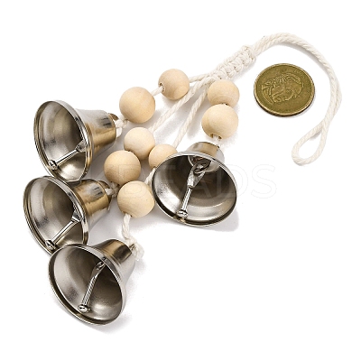 Iron Bell Hanging Ornaments HJEW-JM02467-1