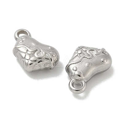Anti-Tarnish 304 Stainless Steel Charms STAS-Q334-03P-1