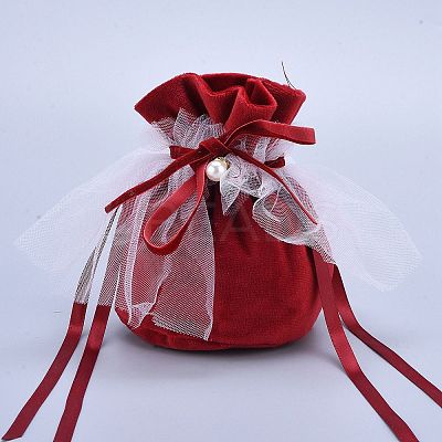 Velvet Jewelry Drawstring Gift Bags TP-M001-02A-1