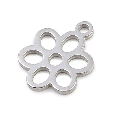 Hollow 304 Stainless Steel Charms STAS-Z183-08P-1