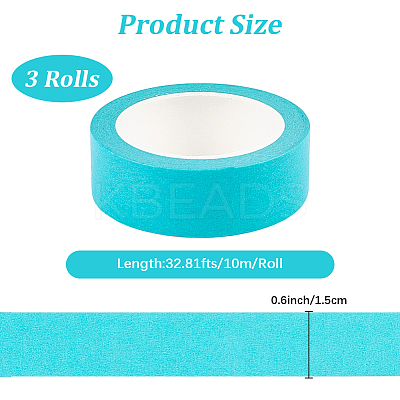 3 Rolls Masking Tape AJEW-CP0009-39B-1