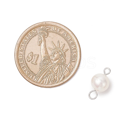Natural Cultured Freshwater Pearl Round Links PALLOY-JF04219-01-1