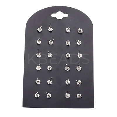 Gifts for Her Valentines Day 925 Sterling Silver Austrian Crystal Rhinestone Ball Stud Earrings for Girl Q286H201-1