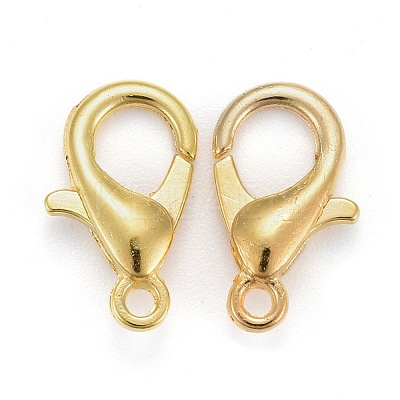 Zinc Alloy Lobster Claw Clasps X-E105-G-NF-1