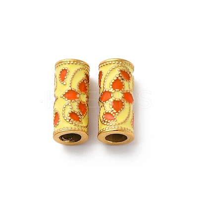304 Stainless Steel Enamel European Beads STAS-I331-29G-1