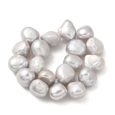 Dyed Natural Cultured Freshwater Pearl Beads Strands PEAR-A006-11E-1