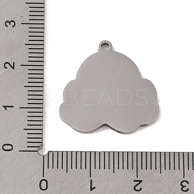 Non-Tarnish 201 Stainless Steel Pendants STAS-C095-01P-1